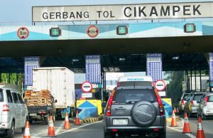 Kemacetan di Tol Jakarta-Cikampek