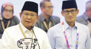 Baliho Prabowo-Sandi