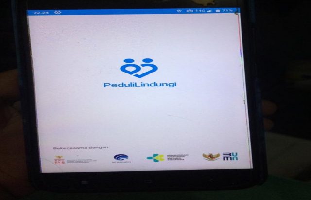 pedulilindungi masuk minimarket bekasi