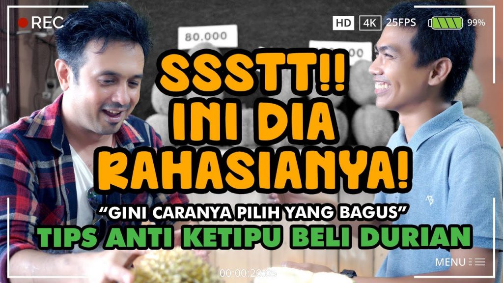 Begini Cara Pilih Durian‼️ (Uda Zul Owner Durian Mande Sawangan) – Nyobain Aneka Durian