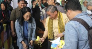 Jaga Kualitas Air Bersih, Wamen LHK Resmikan Ekoriparian Mega Regency (Foto Dok Humas Kebupaten Bekasi).