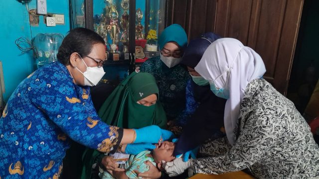 Puskesmas Kelurahan Wanasari Targetkan 15.150 Balita di Sub PIN Polio Tahap II.