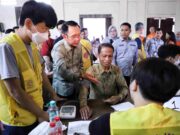 Pj. Bupati Bekasi Dani Ramdan membuka CSR PT. Hankook Tire Indonesia.