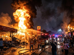 BREAKING NEWS: Ledakan Hebat Guncang SPBE Cimuning Bekasi, Api Merambat ke Permukiman Warga