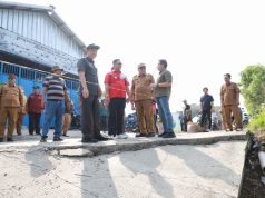 Tiga Titik Jalan Amblas di di Jalan Kali Cikarang Bekasi Laut Ditangani Tahun 2026
