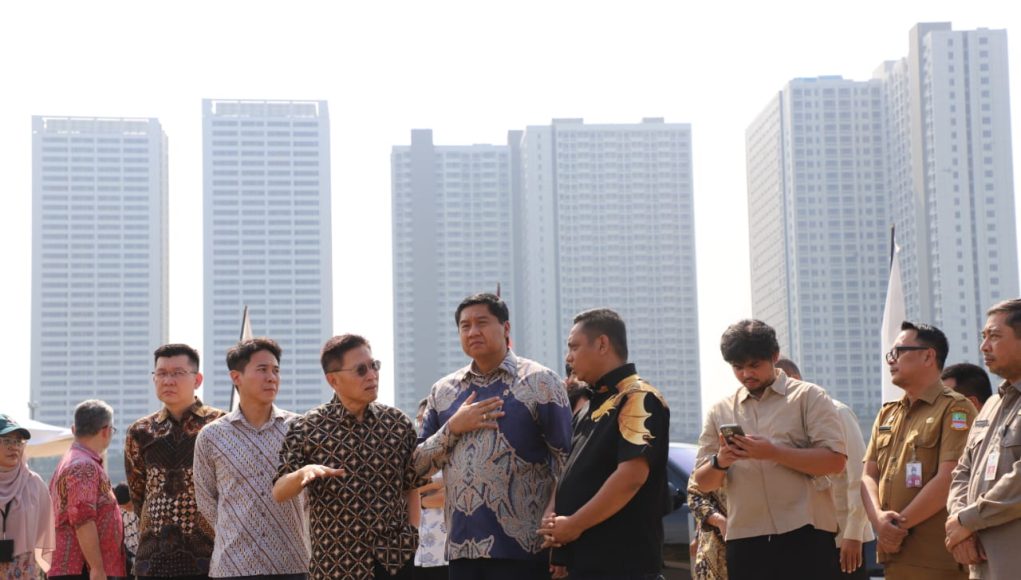 Sediakan Hunian Layak untuk Pekerja, Menteri PKP dan Plt Bupati Bekasi Tinjau Progres Rusun Subsidi Meikarta