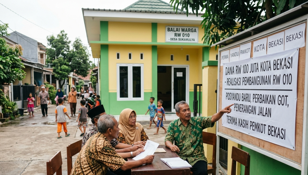 Pencairan Dana RW Rp100 Juta Seret, Wali Kota Bekasi Sentil Kinerja Pengurus Lingkungan