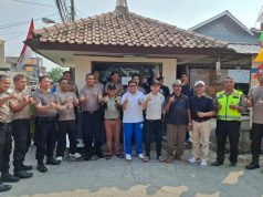 Menyambut HUT RI Ke 81 Polsek Bekasi Selatan Mengadakan Kerja Bhakti