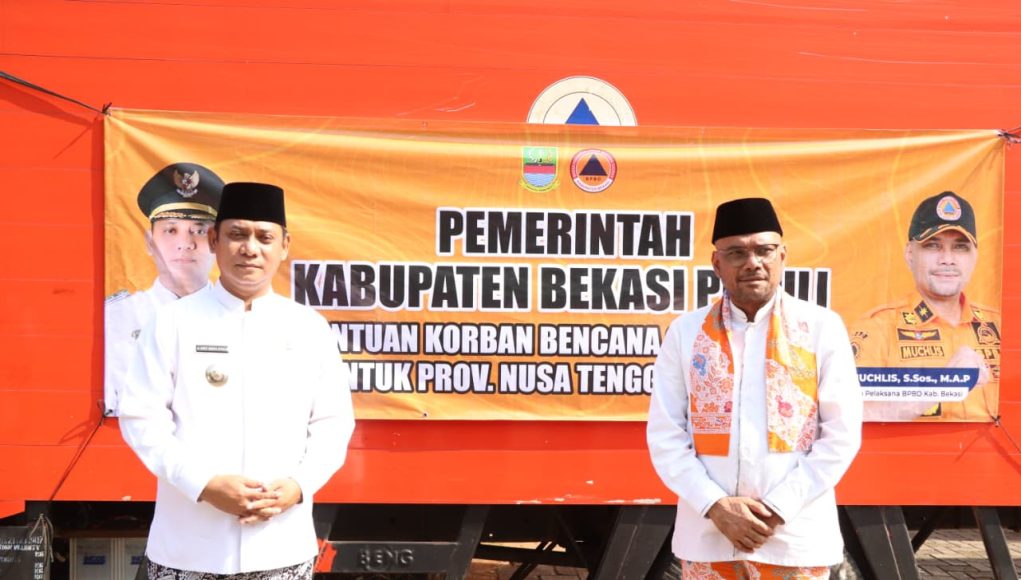 Pemkab Bekasi Salurkan 20 Ton Bantuan Korban Gempa NTT